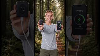 Dead phone on the trail? The detachable modules of Njoynook X-Sphere can help you.#camping #hiking