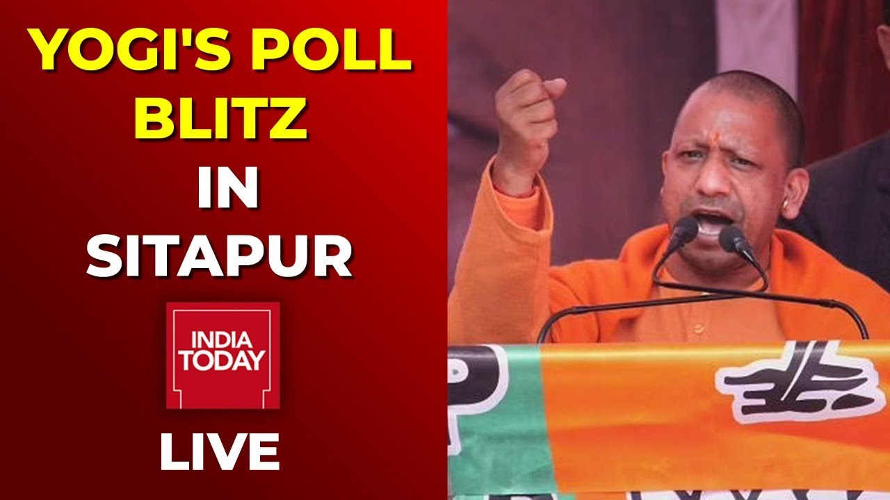 CM Yogi Adityanath In Sitapur Rally Live | UP Election 2022 | Latest ...