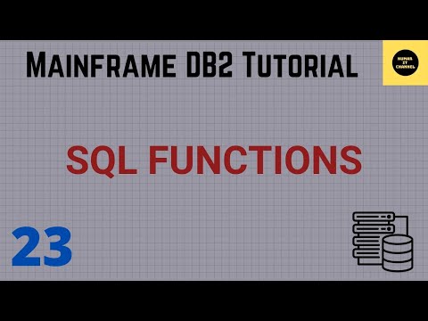 SQL Functions - Mainframe DB2 Practical Tutorial - Part 23