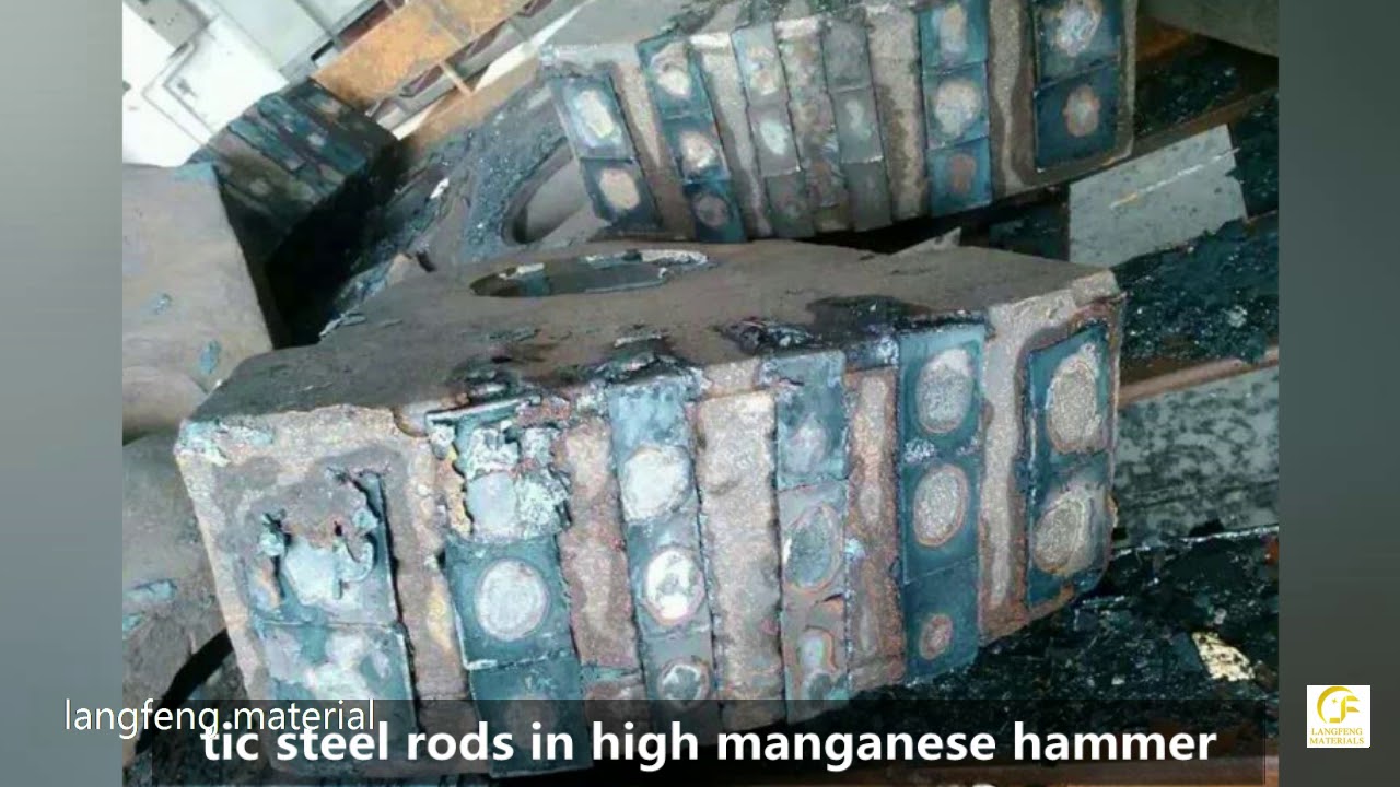 TiC ferro alloys for max increasing wear life of high manganese wear parts