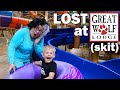 Hiding at Great Wolf Lodge!! {skit}