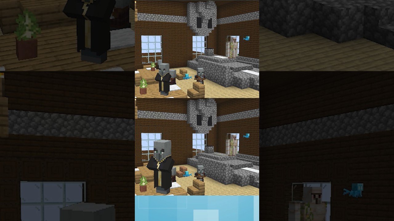 【Spot the Difference!】Lv２なら１０秒で見つけられる！？まちがい探し！　#間違い探し #マイクラ #マインクラフト #shorts