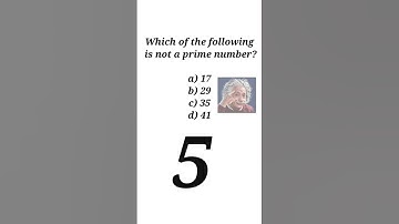 Prime numbers | which one is not a prime number #shorts
