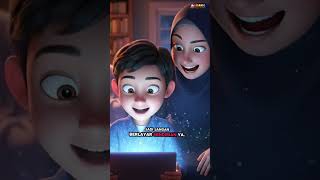 Akang Syamil belajar dari gadget ditemani Ummi #akangsyamil #belajargadget #animasiedukasi
