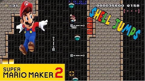 TRIPLE Shell Jump?! SUPER MARIO MAKER 2 SHELL JUMP COMPILATION #2