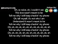 Witt Lowry - Phone (Feat. Gjan) (Lyrics)