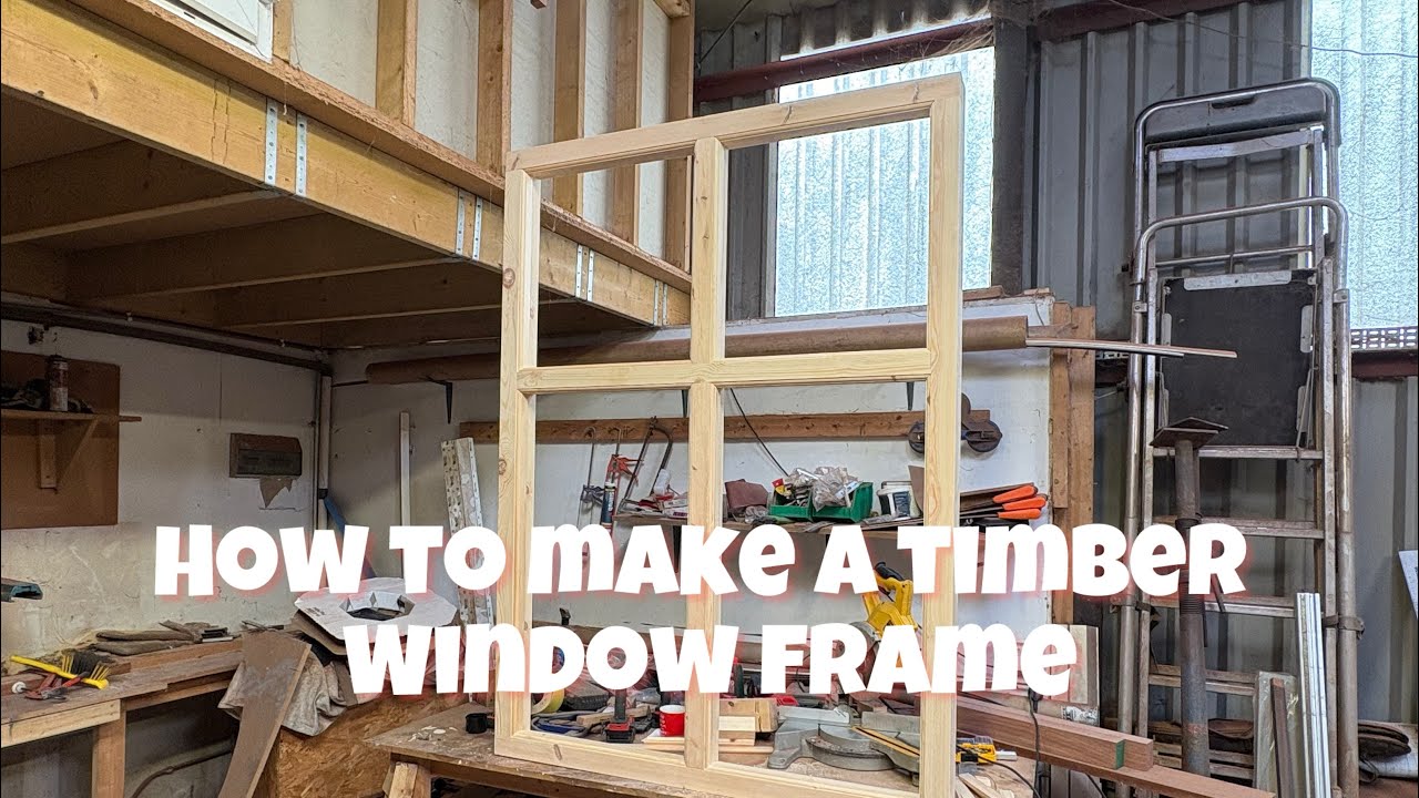Window Frame Making How to make a timber window frame - YouTube