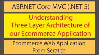 Ecommerce Web Development Using Asp.net Core Mvc - Understanding Three Layer Architecture In Mvc