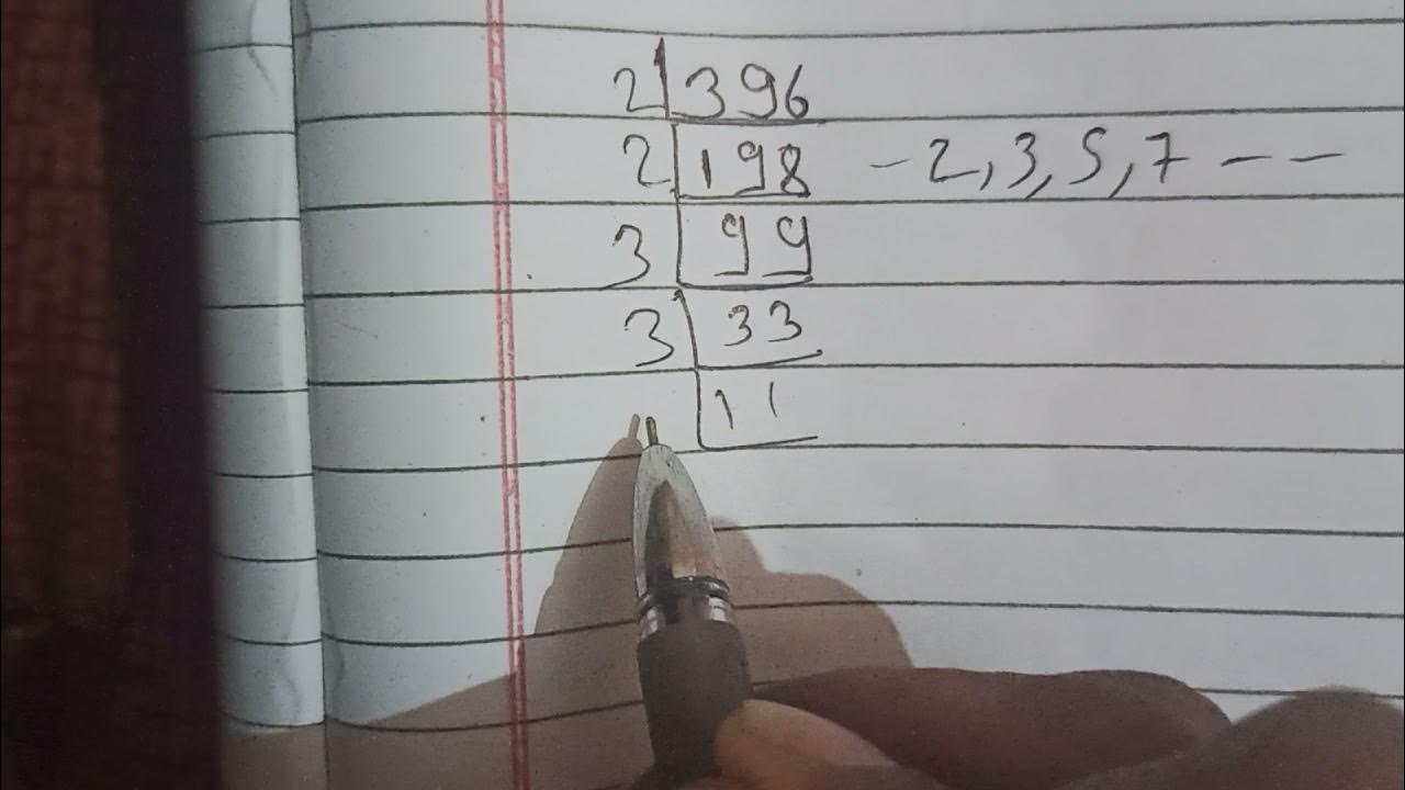 prime factors of 396 - YouTube