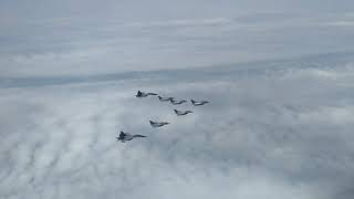 Rafale first batch arrival in India and touchdown at Ambala; clean video screenshot 3