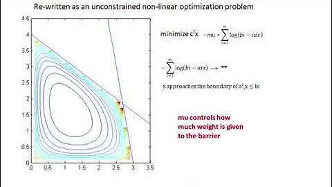 Interior Point Method Demonstration