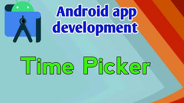Time Picker in android studio
