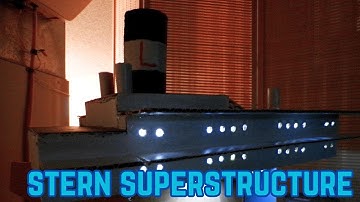 Carl D Bradley sinking model Part 4. The Superstructure