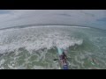 Surf skiing aerials, Jeff Lemarseny, Buddina Beach, Sunshine Coast, Queensland Australia