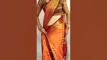 silk saree draping for beginners #how to wear saree for beginners #drapingsaree #yt #shorts