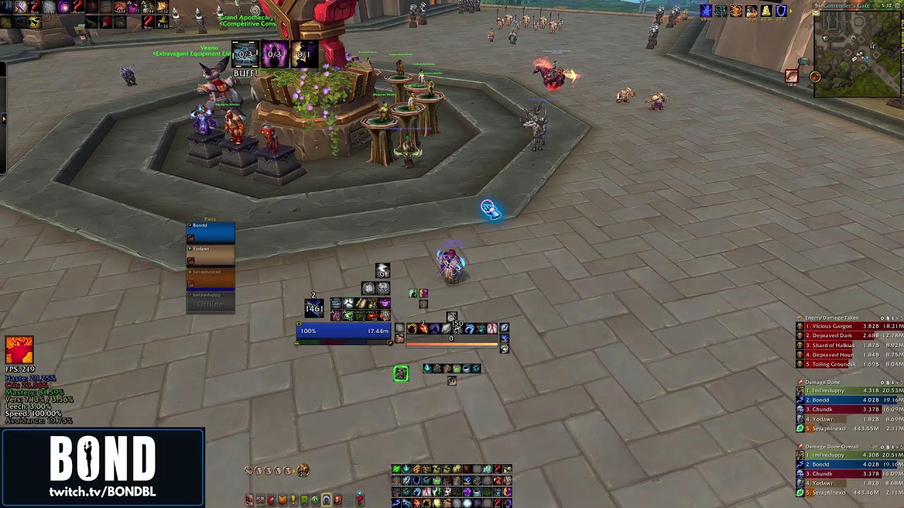 Ele shaman player practices for MDI