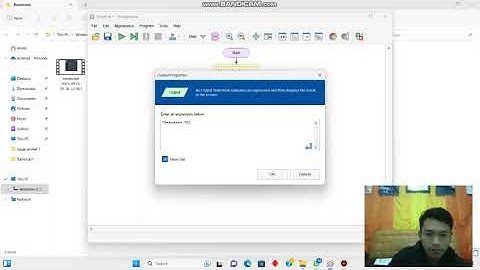 Menghitung Luas Segitiga Dengan Flowgorithm
