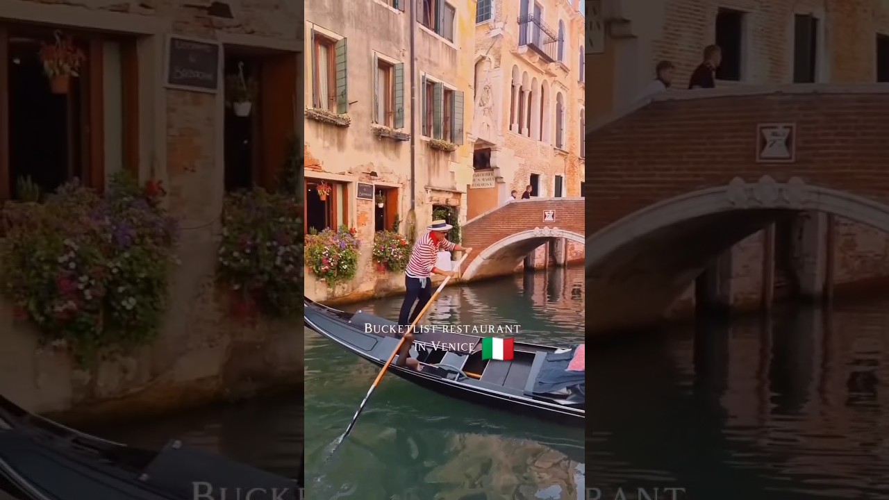 sharing with us a bucket-list restaurant in Venice🥰 