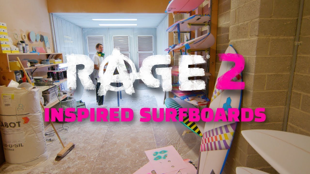 RAGE 2 Inspired Surfboards by Jason Woodside!