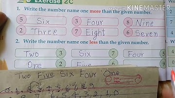 CLASS-1 MITTSURE MATHEMATICS CHAPTER-2 NUMBERS FROM ZERO TO NINE(EXERCISE 2C Q. NO. 1AND2)PART-7