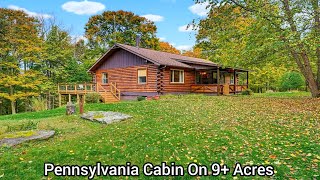 Pennsylvania Cabin on 9+ Acres | Private Tree-Lined Drive | PA Real Estate | Aspen Estates