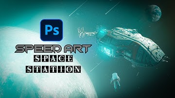 SPACE STATION | Photoshop | Manipulation | Easy | Speed Art | Tutorial