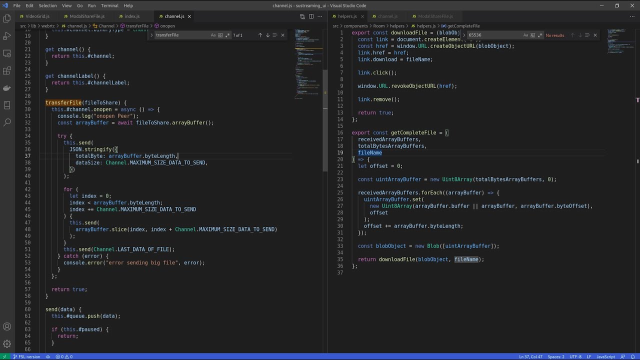 How to transfer data peer to peer with WebRTC - Video Blog Post - YouTube