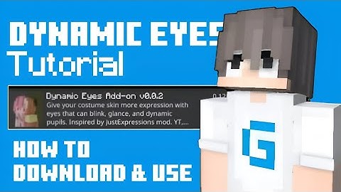 How to download and use Dynamic eyes  addon? (Tutorial)