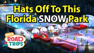 Enjoying Florida's Snow Park | SnowCat Ridge | Snow Tubing Incident |  Ice Skating & Snowball Fight!