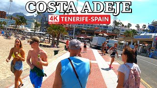 TENERIFE  COSTA ADEJE | Take a look at the Current Situation ☀ 4K Walk ● April 2024