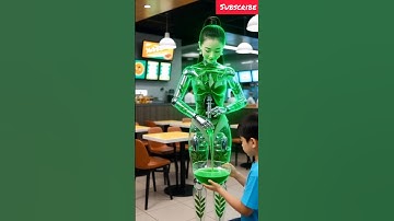 Futuristic Neem Robot Woman Makes Liquid Magic 🌿🤖 | Next-Gen Tech USA #HighTechUSA #FutureTech #usa