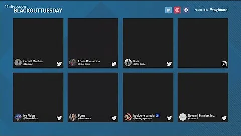 #BlackoutTuesday movement on social media