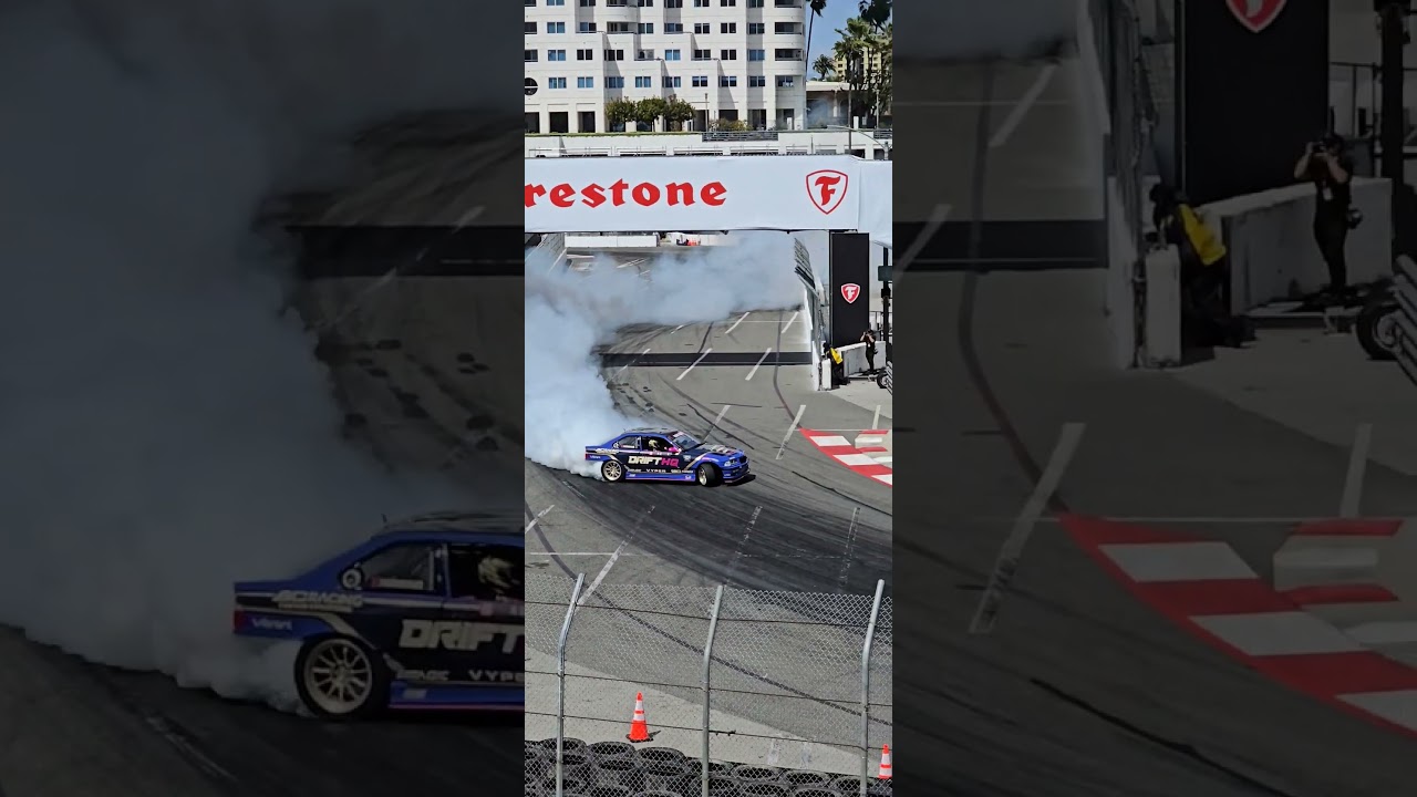 2025 Formula Drift MediaDay with ‎⁨@AdamLZ⁩ running the course 