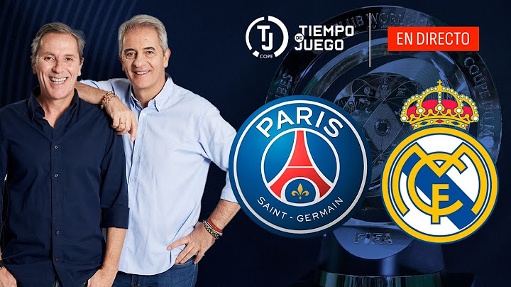 DIRECTO: PSG VS REAL MADRID | MUNDIAL DE CLUBES | SEMIFINALES | TIEMPO DE JUEGO