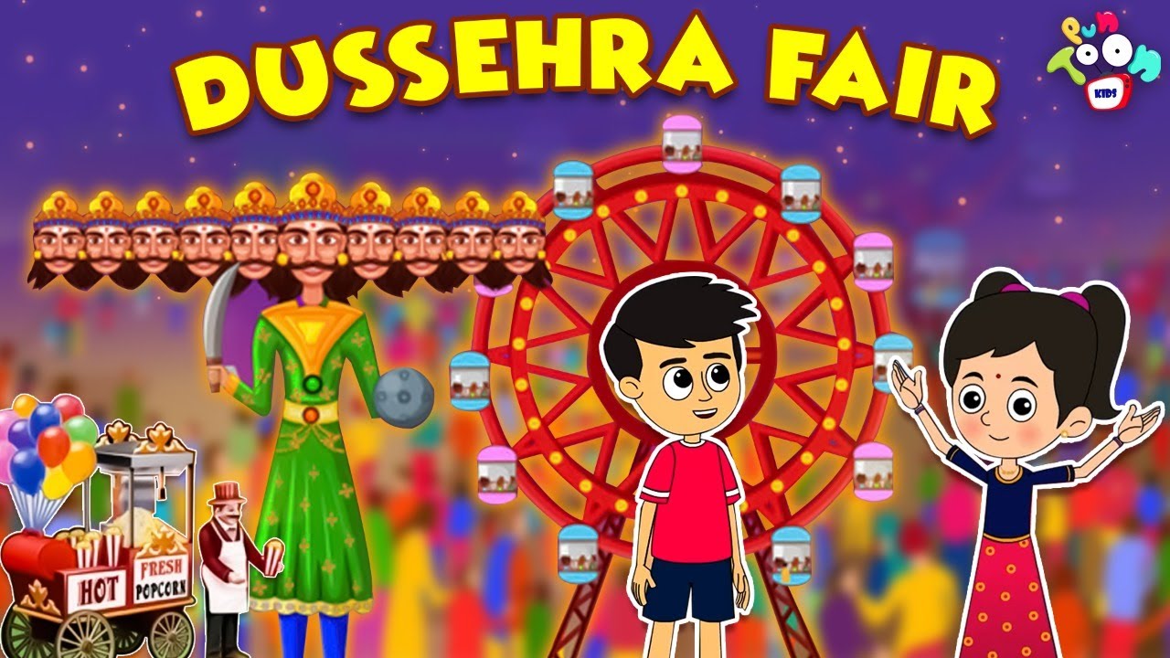 Dussehra Fair | Ram Leela | Dussehra Special | Animated Stories | English  Cartoon | Moral Stories - YouTube