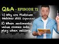 Q&A #72 Why Are Platinum Watches Still Expensive? 💸