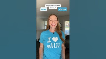 Over Vs. Above #shorts #preposition #learnenglish #grammar