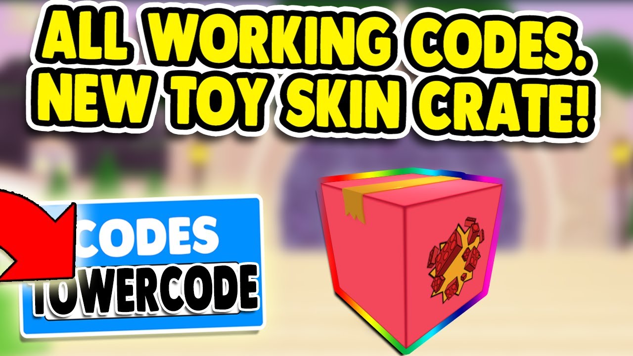  TOY SKIN ALL WORKING CODES TOWER DEFENSE SIMULATOR ROBLOX YouTube
