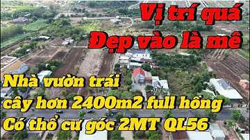 nhà vườn trái cây săn thổ cư Ở BR-VT. anh khánh cần tiền làm công việc nên HẠ GIÁ bán gấp.