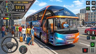City Bus Drive Simulator - Real Coach Master Bus Game - Android Gameplay screenshot 5