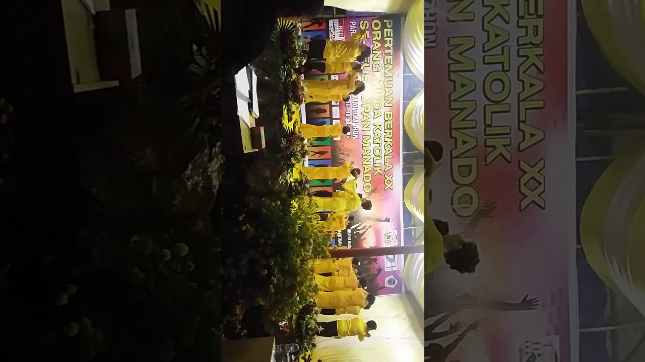 Tari Jajar OMK Paroki St. Antonius Padua Taratara. PB OMK 2015