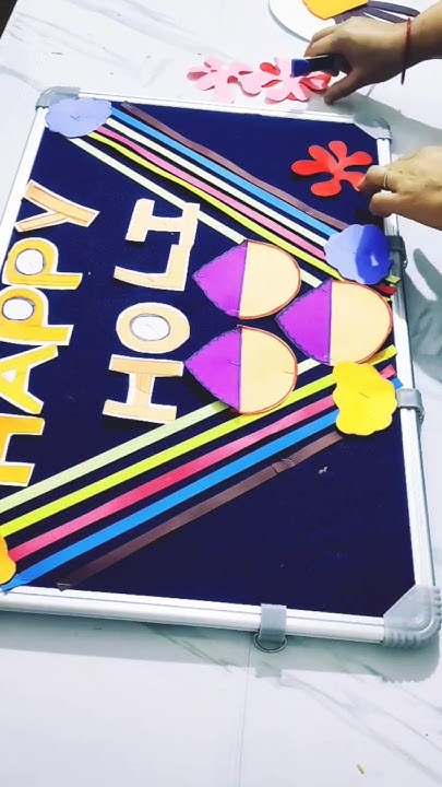 holi bulletin board
