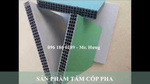 Máy sản xuất tấm cốp pha nhựa - 0961860189