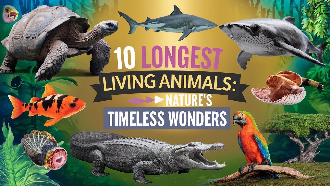 10 Longest Living Animals Nature's Timeless Wonders YouTube
