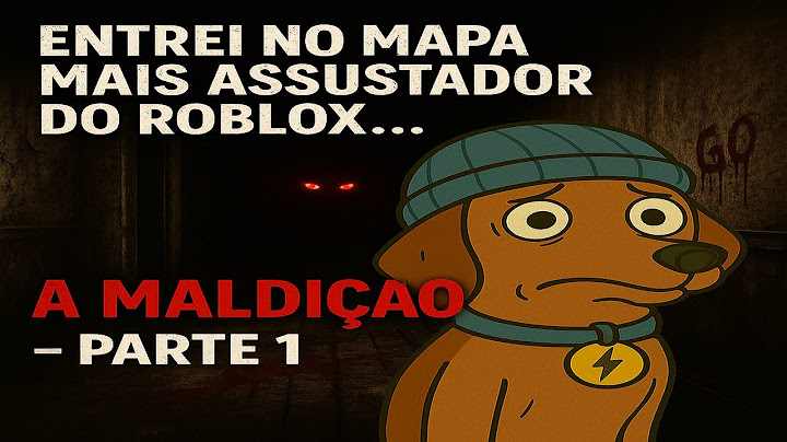 ENTREI NO MAPA MAIS ASSUSTADOR DO ROBLOX... e ME ARREPENDI 😱 | A Maldição - Parte 1