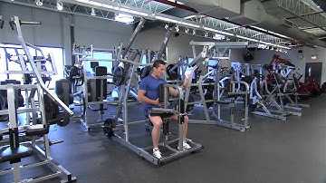 Hammer Strength Plate-Loaded Front Lat Pulldown Instructions