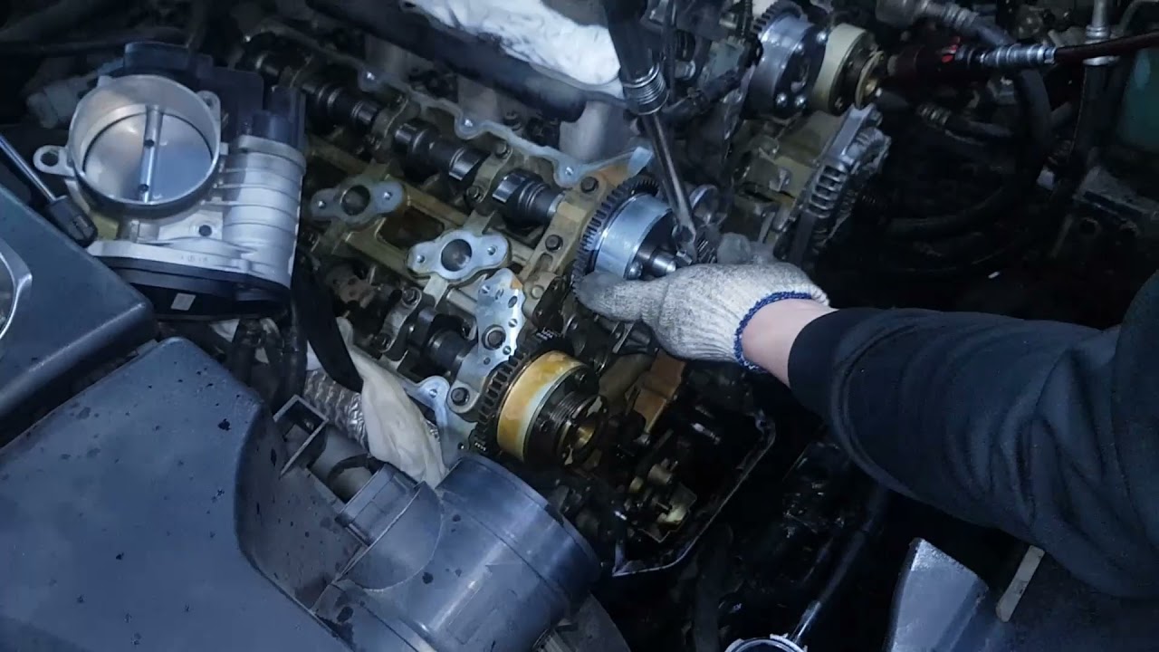 에쿠스 타이밍체인 교체작업 full 영상