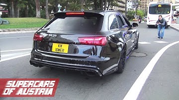 Straight Pipes Audi RS6  - Crazy Sound, Revs & Accelerations