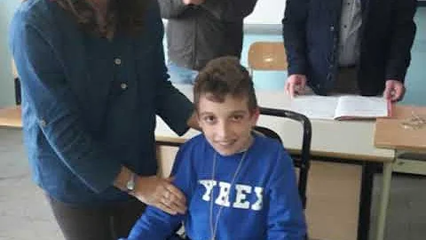 Il saluto di Leonardo Curatolo alla scuola media