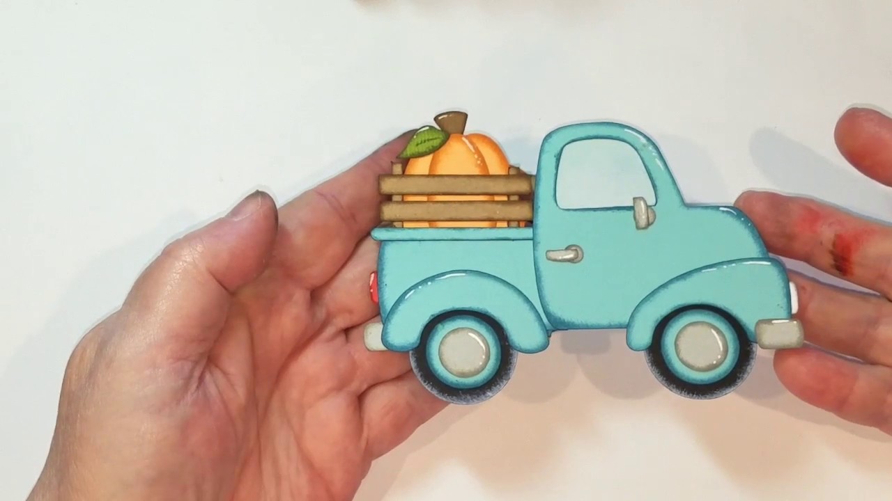 Truck with Pumpkin Paper Piece Process Video camera iphone 8 plus apk
